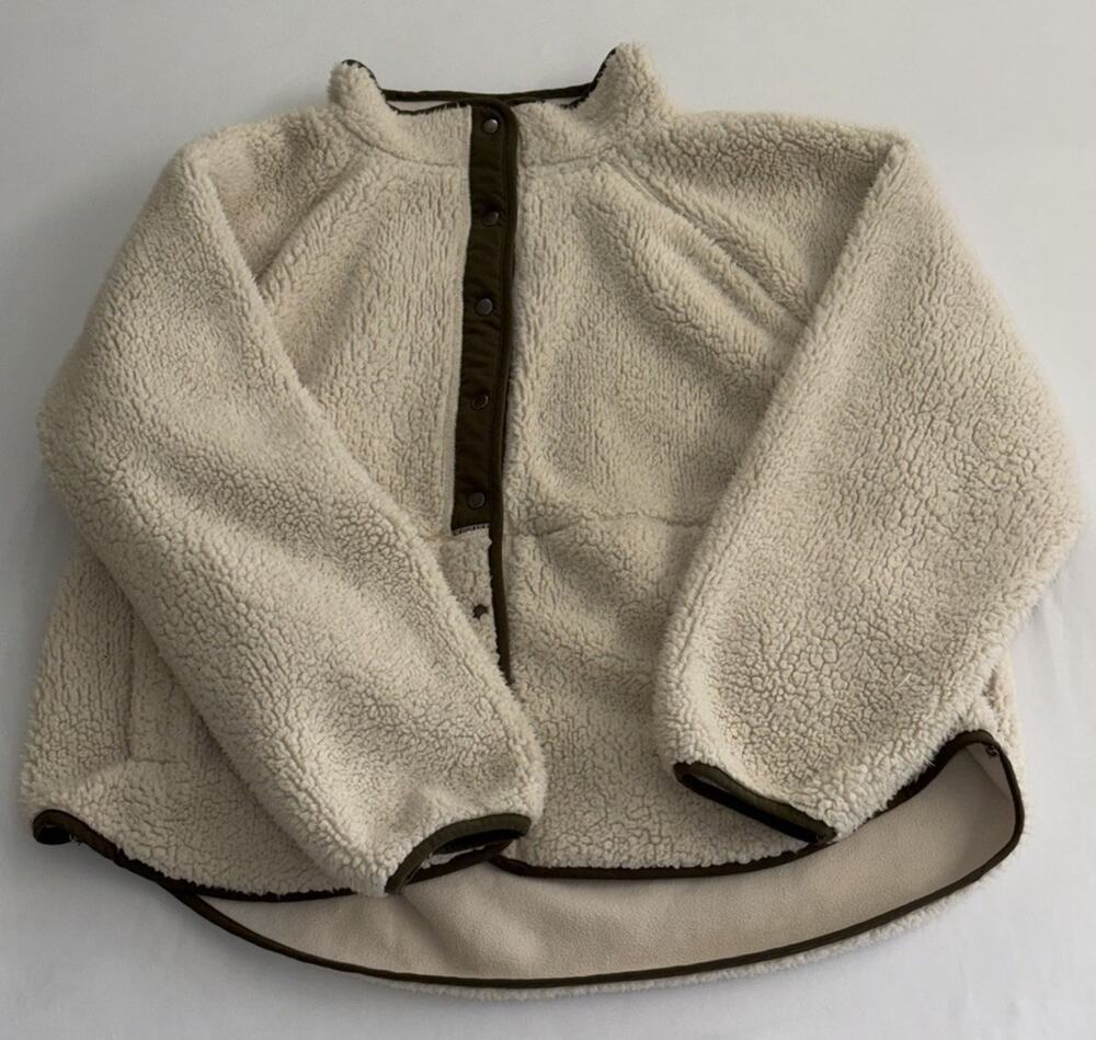 Sonoma Goods For Life Womens Sherpa Fleece Jacket XL